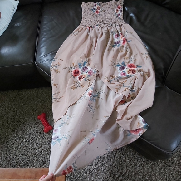 Hi Lo Floral Dress - Picture 2 of 2